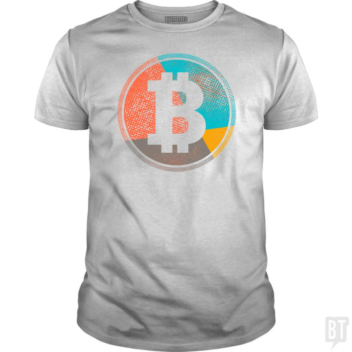 Bitcoin Pop Art - BustedTees.com
