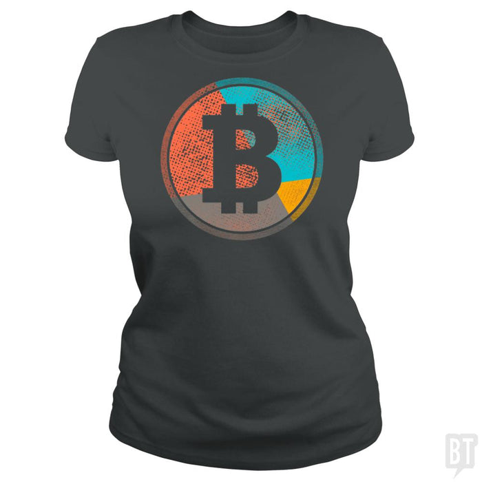 Bitcoin Pop Art - BustedTees.com