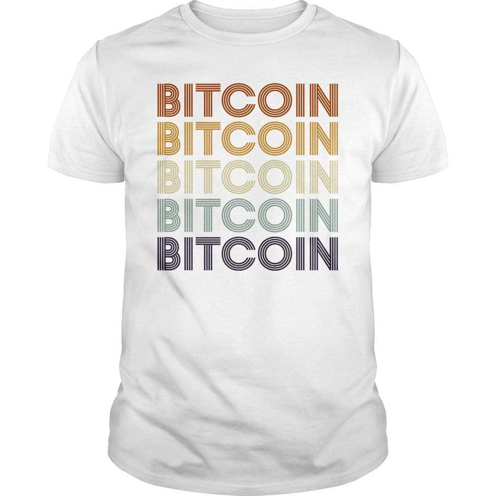 SunFrog-Busted BustedTees Classic Unisex / White / S Bitcoin Retro