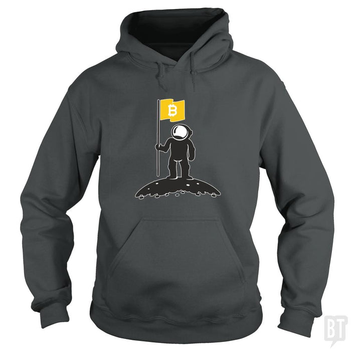 Bitcoin To The Moon Tee Bitcoin Shirt - BustedTees.com