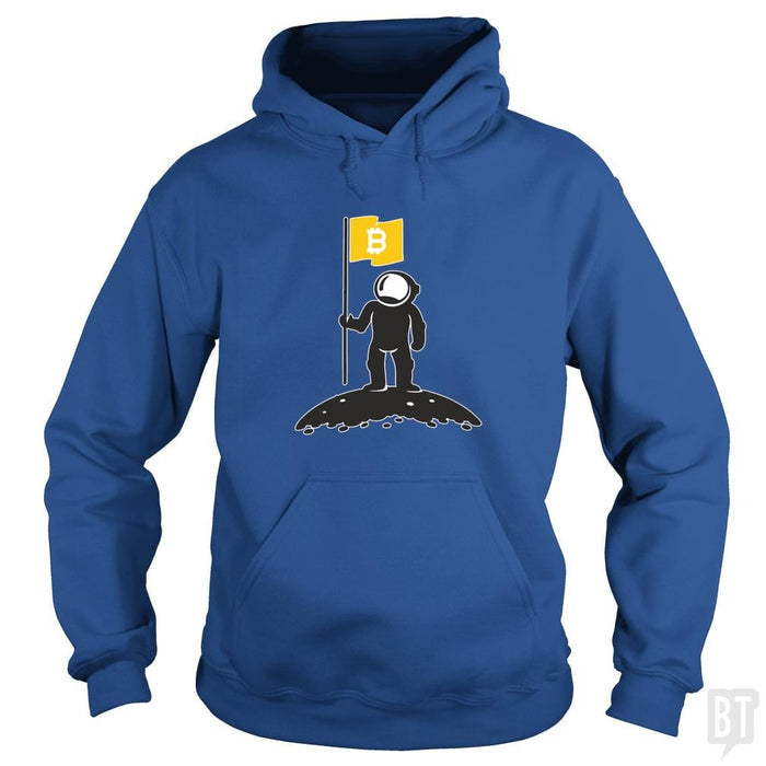 Bitcoin To The Moon Tee Bitcoin Shirt - BustedTees.com