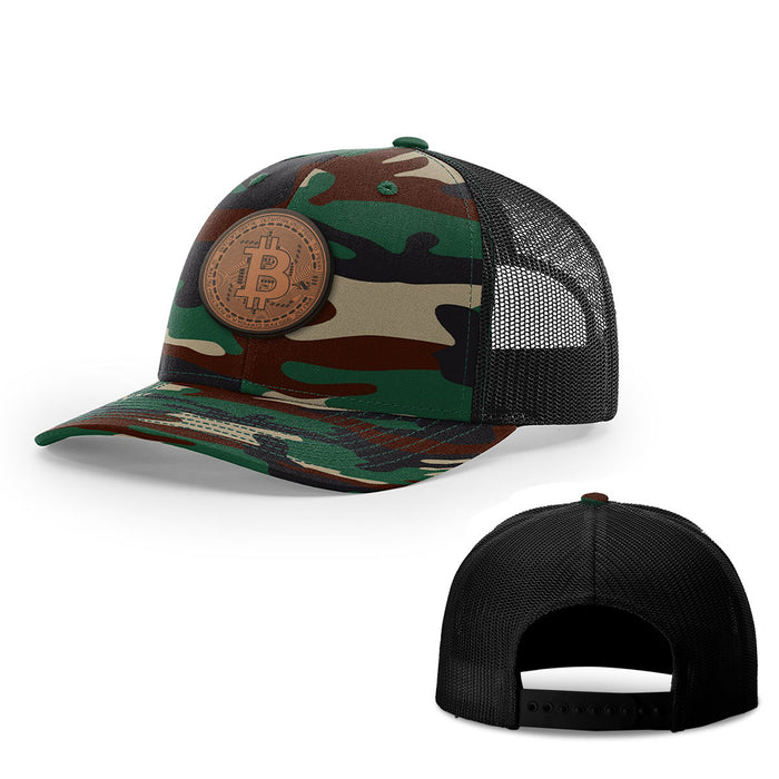 Snapback Trucker / Green Camo and Black / One Size