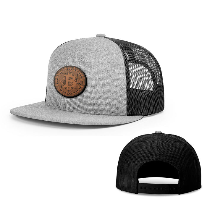 Snapback Flatbill / Heather and Black / One Size