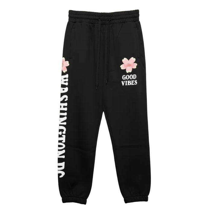 Black Good Vibes Sweatpants