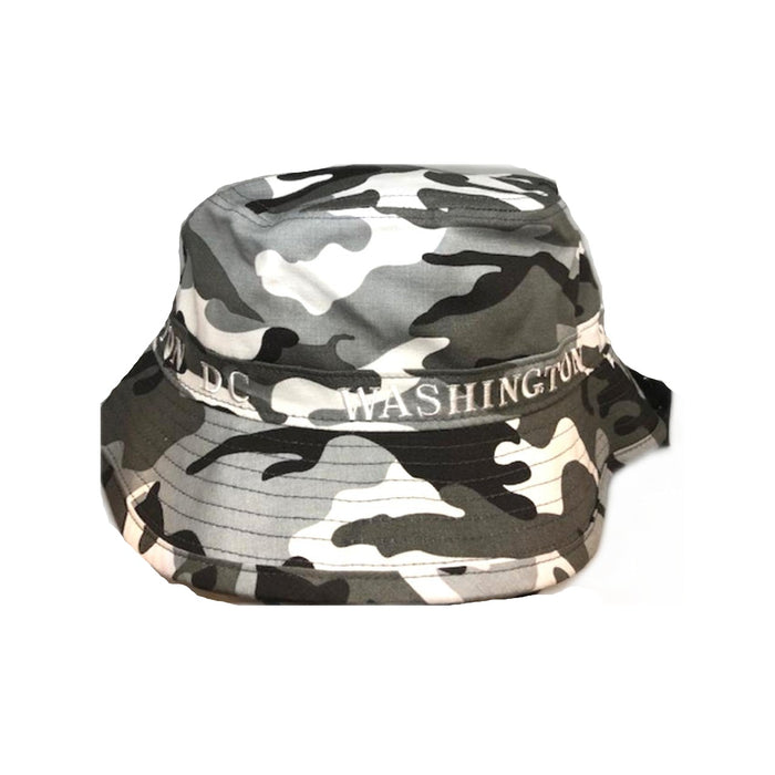 Black & Gray Camo Bucket Hat
