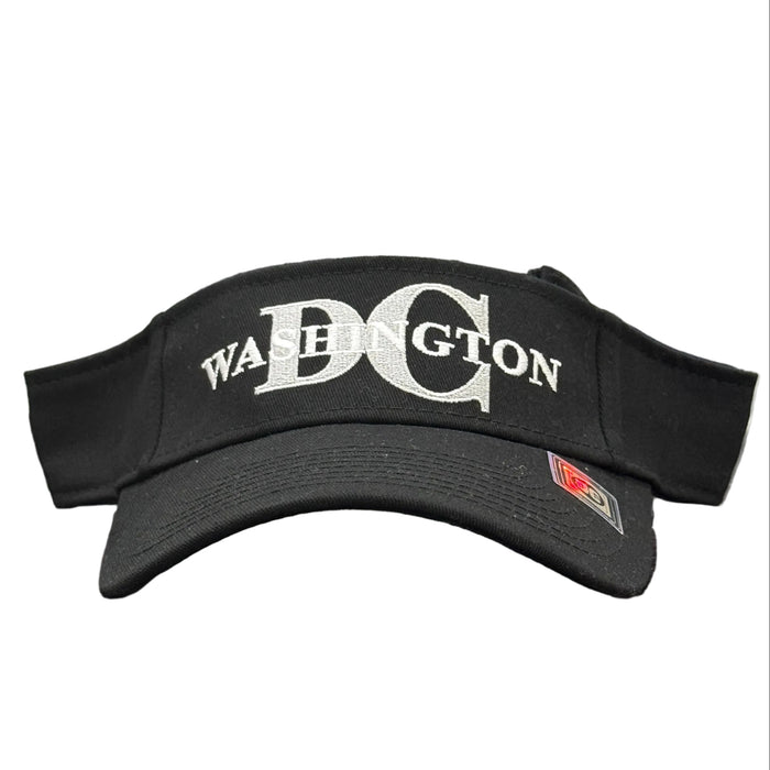 Black Washington DC Sunvisor