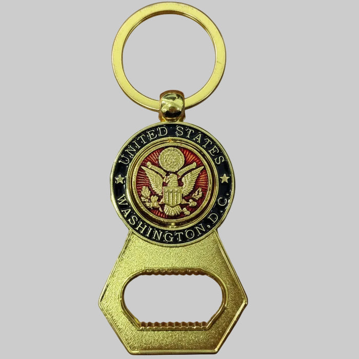 Bottle Opener DC Seal Keychains.