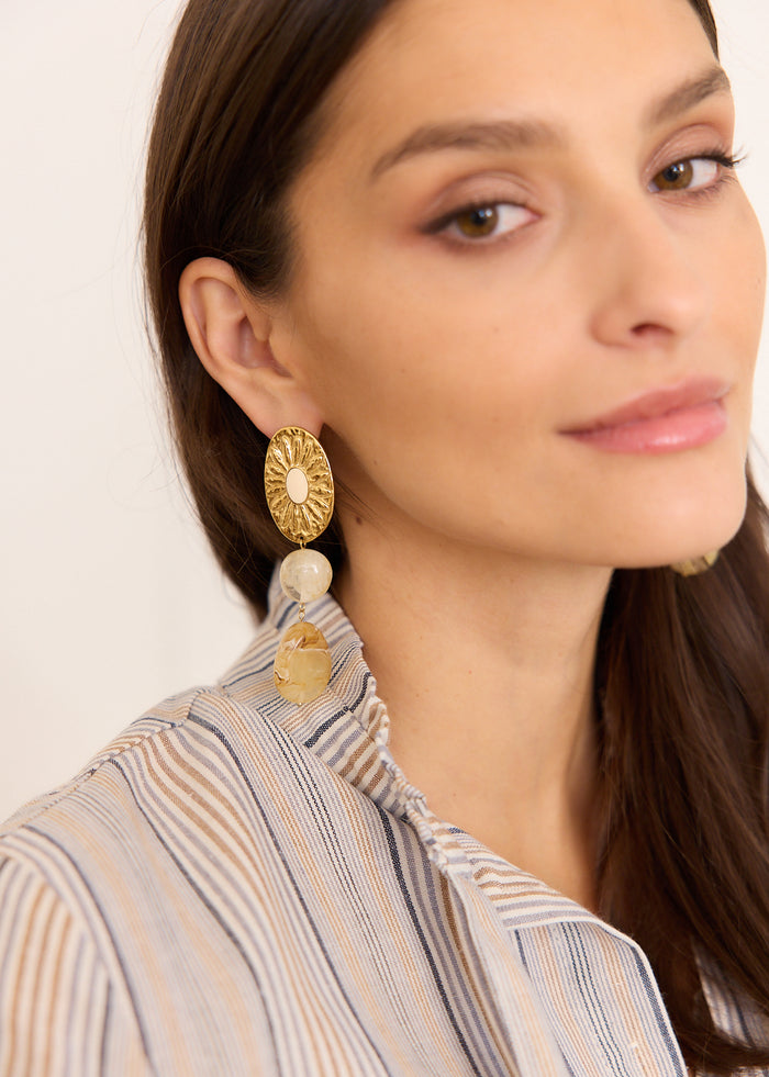 Boucles d'oreilles Amber