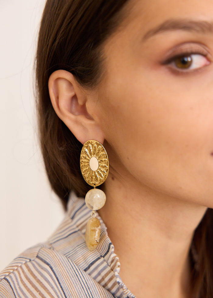 Boucles d'oreilles Amber
