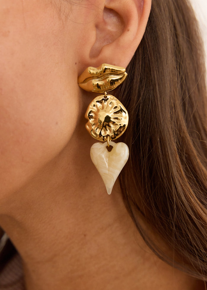 Boucles d'oreilles Lips