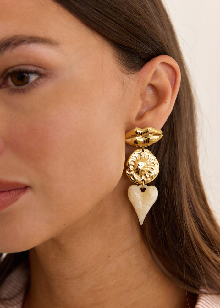 Boucles d'oreilles Lips