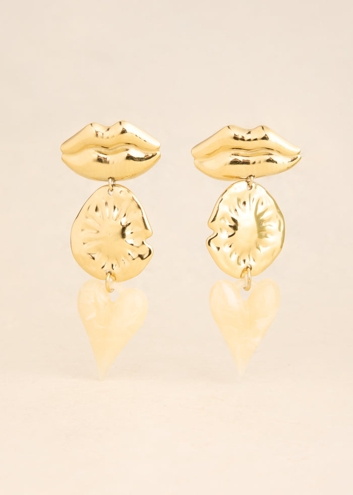 Boucles d'oreilles Lips
