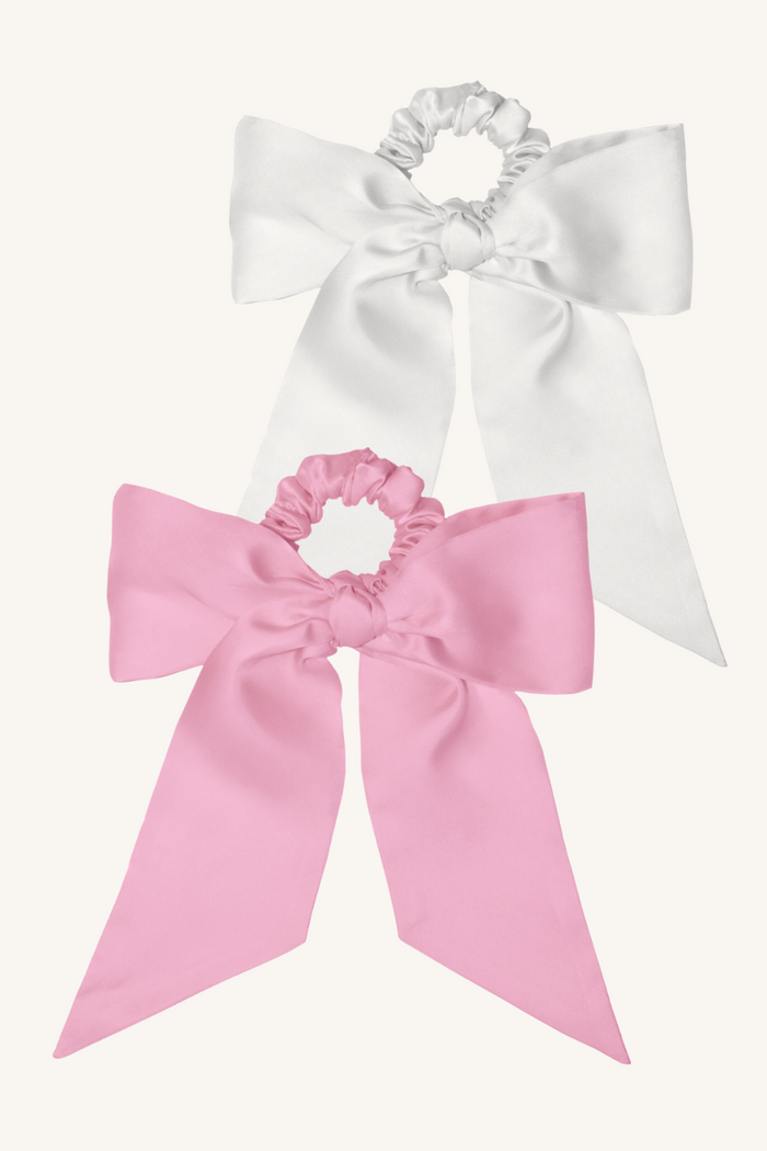 Bow Friends x KIP Silk Scrunchie