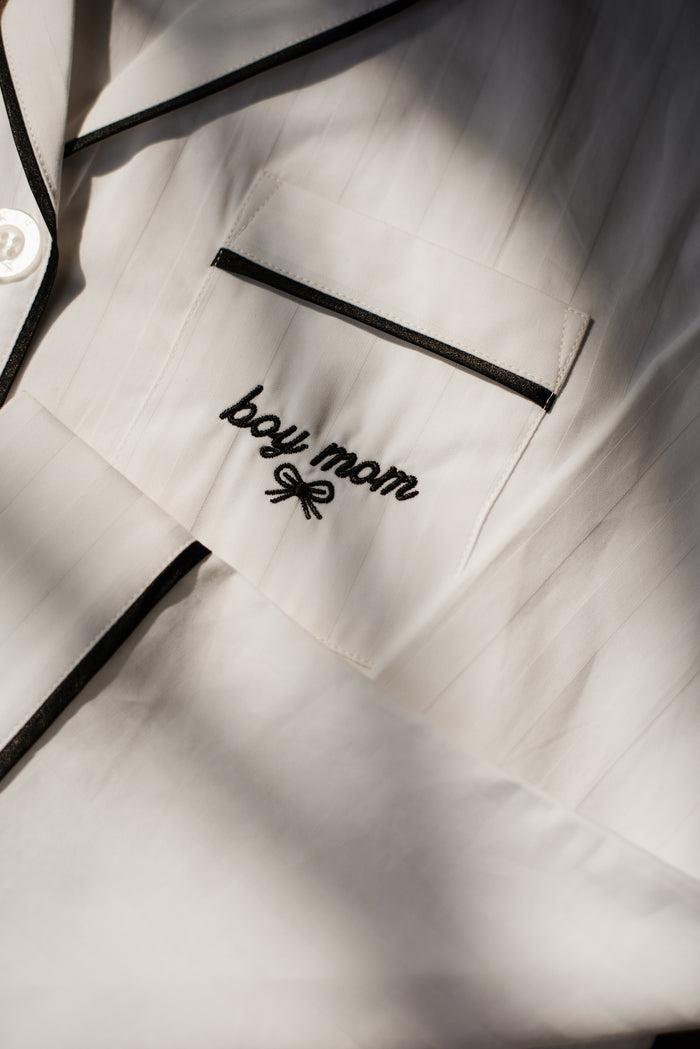 Boy Mom Pajama Set | Premium Cotton