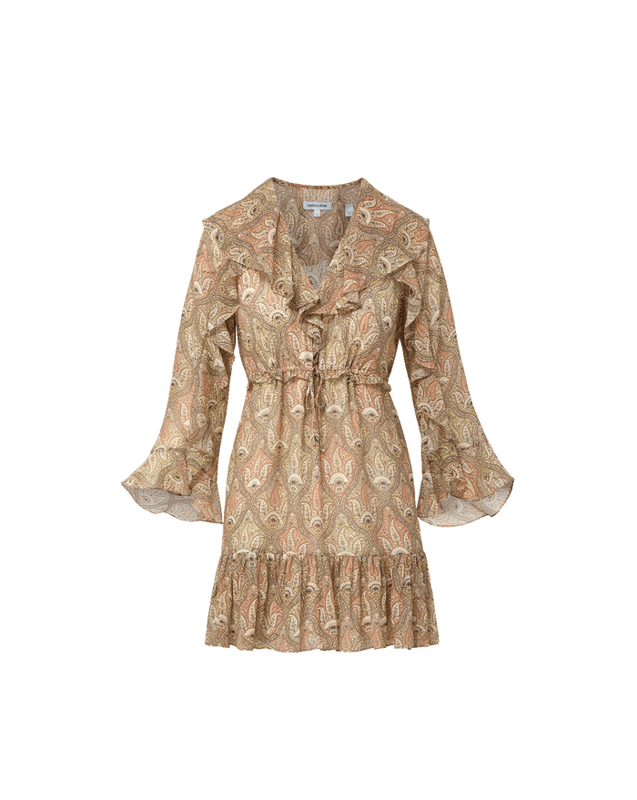 Veronica Beard Bram Dress - Muted Clay Multi