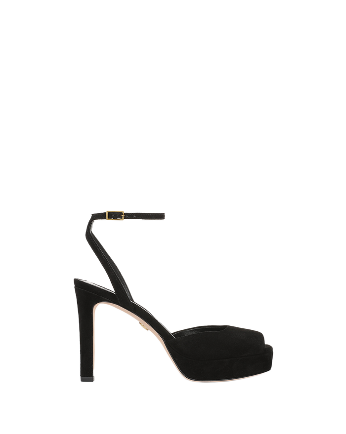 Veronica Beard Brianne Platform Sandal - Black
