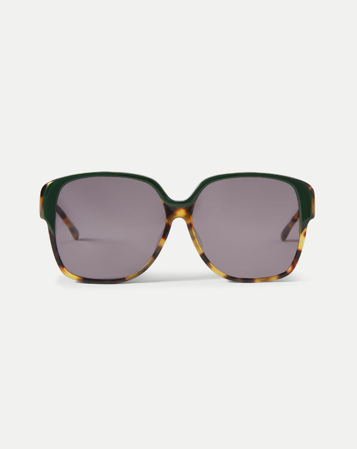 Veronica Beard Brigitte Oversized Sunglasses - Green