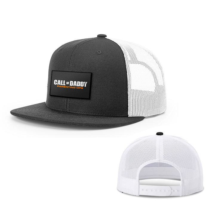 Snapback Flatbill / Black and White / One Size