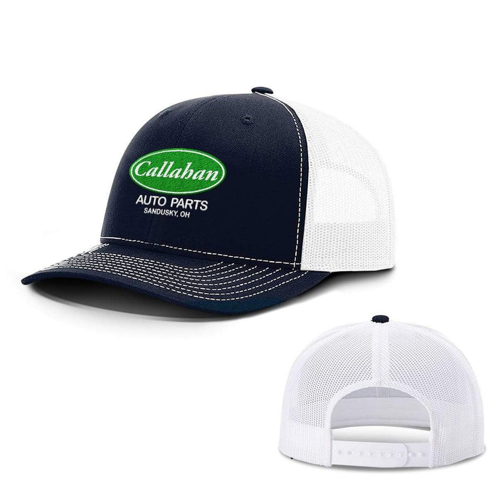 Snapback Trucker / Navy and White / One Size