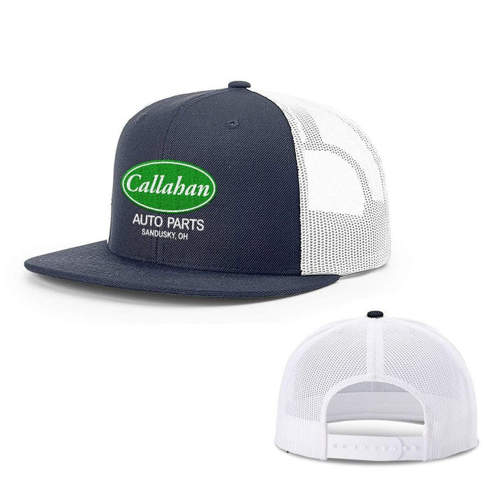 Snapback Flatbill / Navy and White / One Size