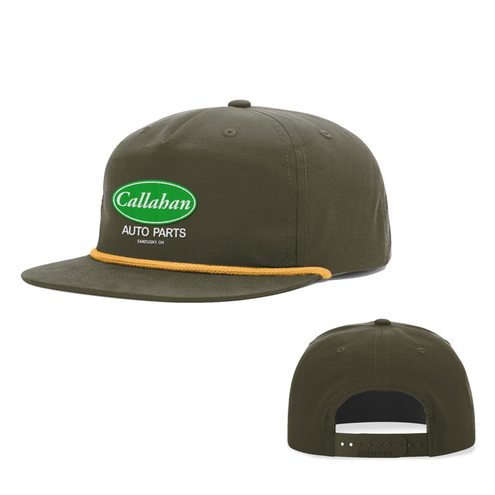 Snapback Rope Flatbill / Loden and Gold / One Size