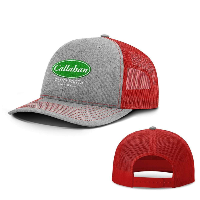 Snapback Trucker / Heather and Red / One Size