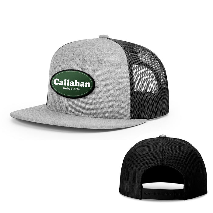 Snapback Flatbill / Heather and Black / One Size