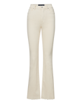 Veronica Beard Cameron Raw Hem Bootcut Jean - Ecru