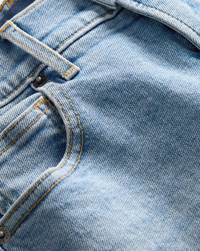 Veronica Beard Cameron Raw Hem Bootcut Jean - Riviera Breeze
