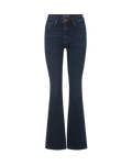 Veronica Beard Cameron Raw Hem Bootcut Jean - Dark Ink