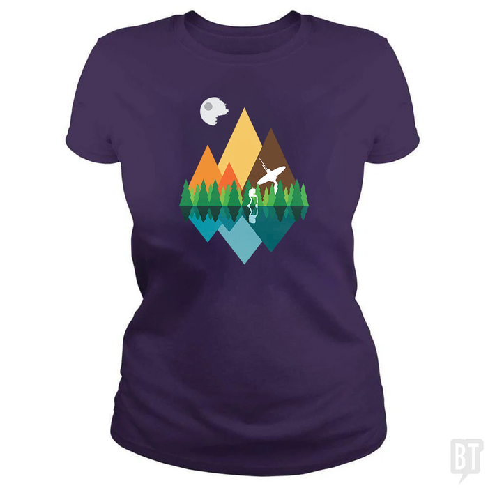 Classic Ladies Tee / Purple / S