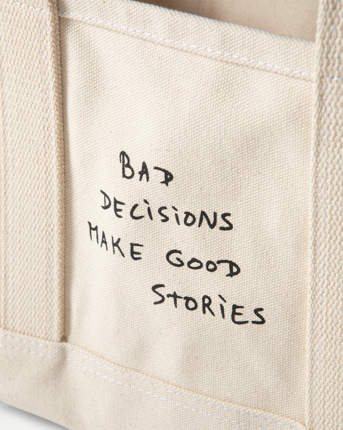 Veronica Beard X Thomas Lelu Canvas Printed Tote Bag - Black/Natural
