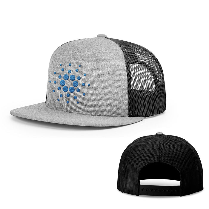 Snapback Flatbill / Heather and Black / One Size