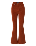 Veronica Beard Brown corduroy flared pants.