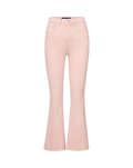 Veronica Beard Carson Kick-Flare Jean - Stoned Pink Shell