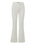 Veronica Beard Carson Kick-Flare Jean - Ecru