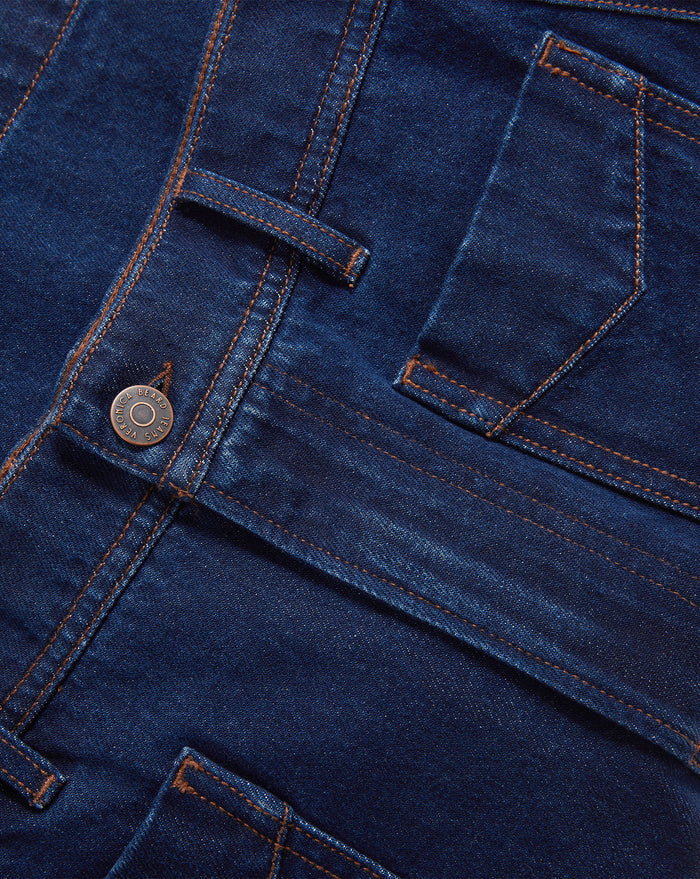 Veronica Beard Carter Short - Indigo Rinse