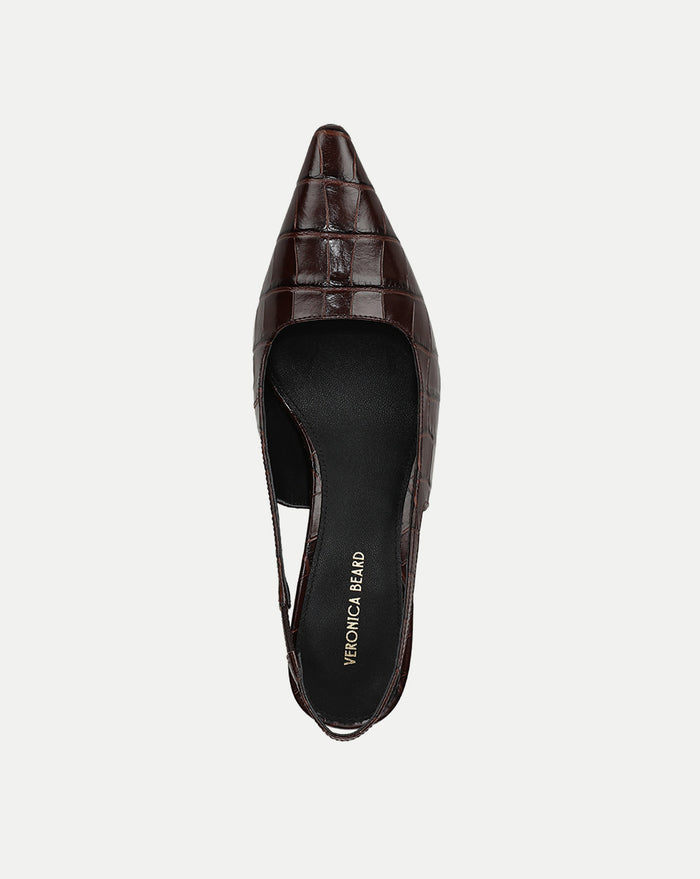 Veronica Beard Cashel Slingback Heel - Chocolate