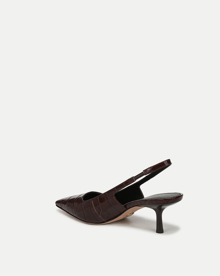 Veronica Beard Cashel Slingback Heel - Chocolate