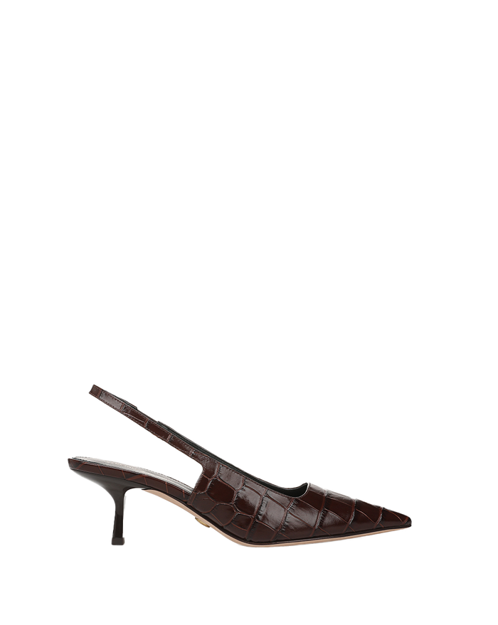 Veronica Beard Cashel Slingback Heel - Chocolate