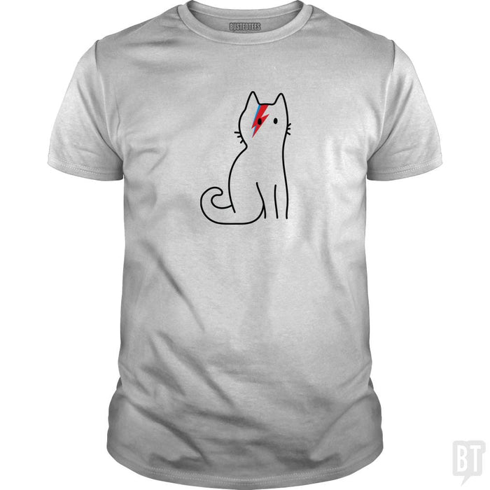 SunFrog-Busted Arif Rahman Classic Guys / Unisex Tee / White / S Cat Bowie