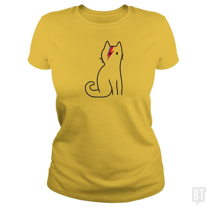SunFrog-Busted Arif Rahman Classic Ladies Tee / Daisy / S Cat Bowie