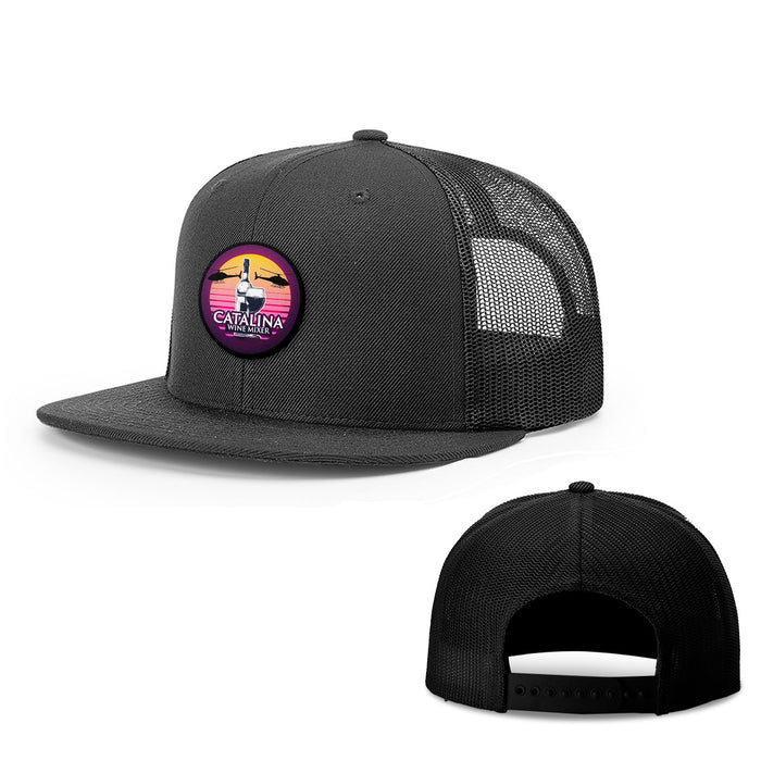 Snapback Flatbill / Full Black / One Size