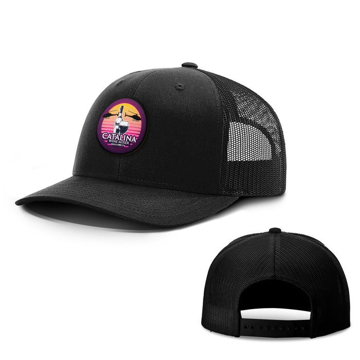Catalina Wine Mixer Patch Hats - BustedTees.com