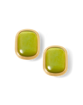 Veronica Beard Cat’s Eye Stone Earring Light Pistachio