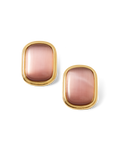 Veronica Beard Cat’s Eye Stone Earring Plum