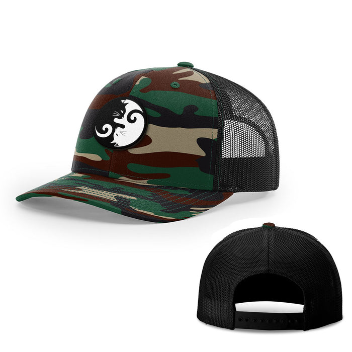 Snapback Trucker / Green Camo and Black / One Size