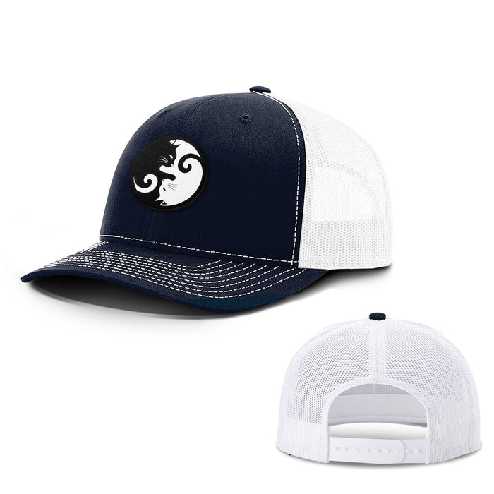 Snapback Trucker / Navy and White / One Size