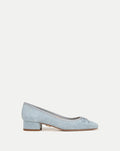 Veronica Beard Cecile Denim Ballet Pump - Blue
