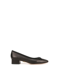 Veronica Beard Cecile Leather Ballet Pump - Black
